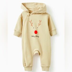 BNWT-Cotton-on kids unisex Goldie hooded all in one jumper.